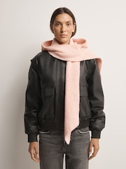 Free People Pink Extra Large Balabonnet Scarf - Image 1 of 4