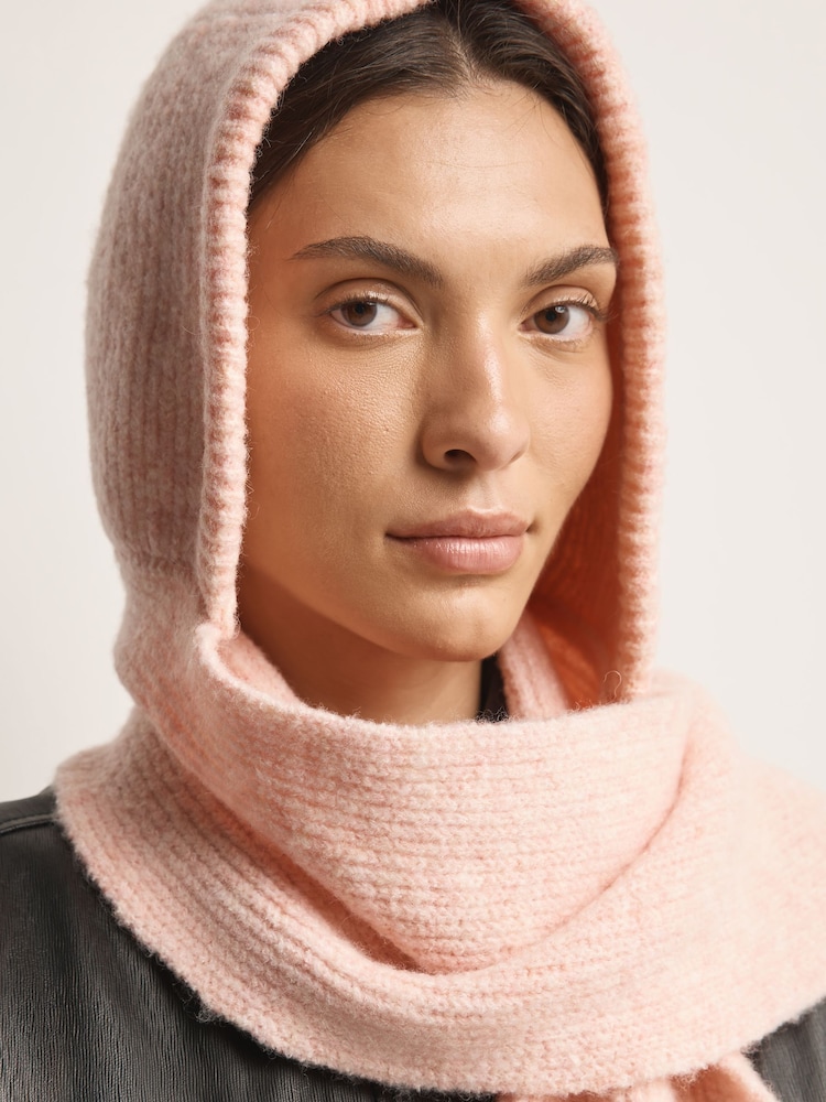 Free People Pink Extra Large Balabonnet Scarf - Image 4 of 4 Free People Pink Extra Large Balabonnet Scarf - Image 4 of 4