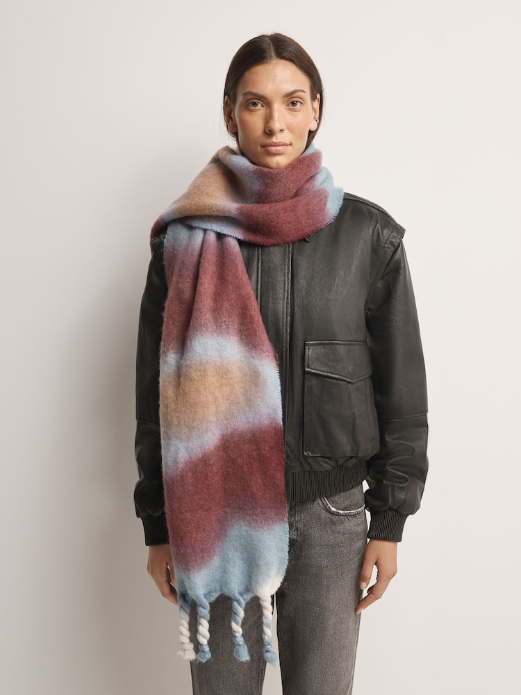 Free People Red Over the Coat Shawl - Image 1 of 4 Free People Red Over the Coat Shawl - Image 1 of 4