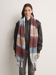 Free People Red Over the Coat Shawl - Image 2 of 4