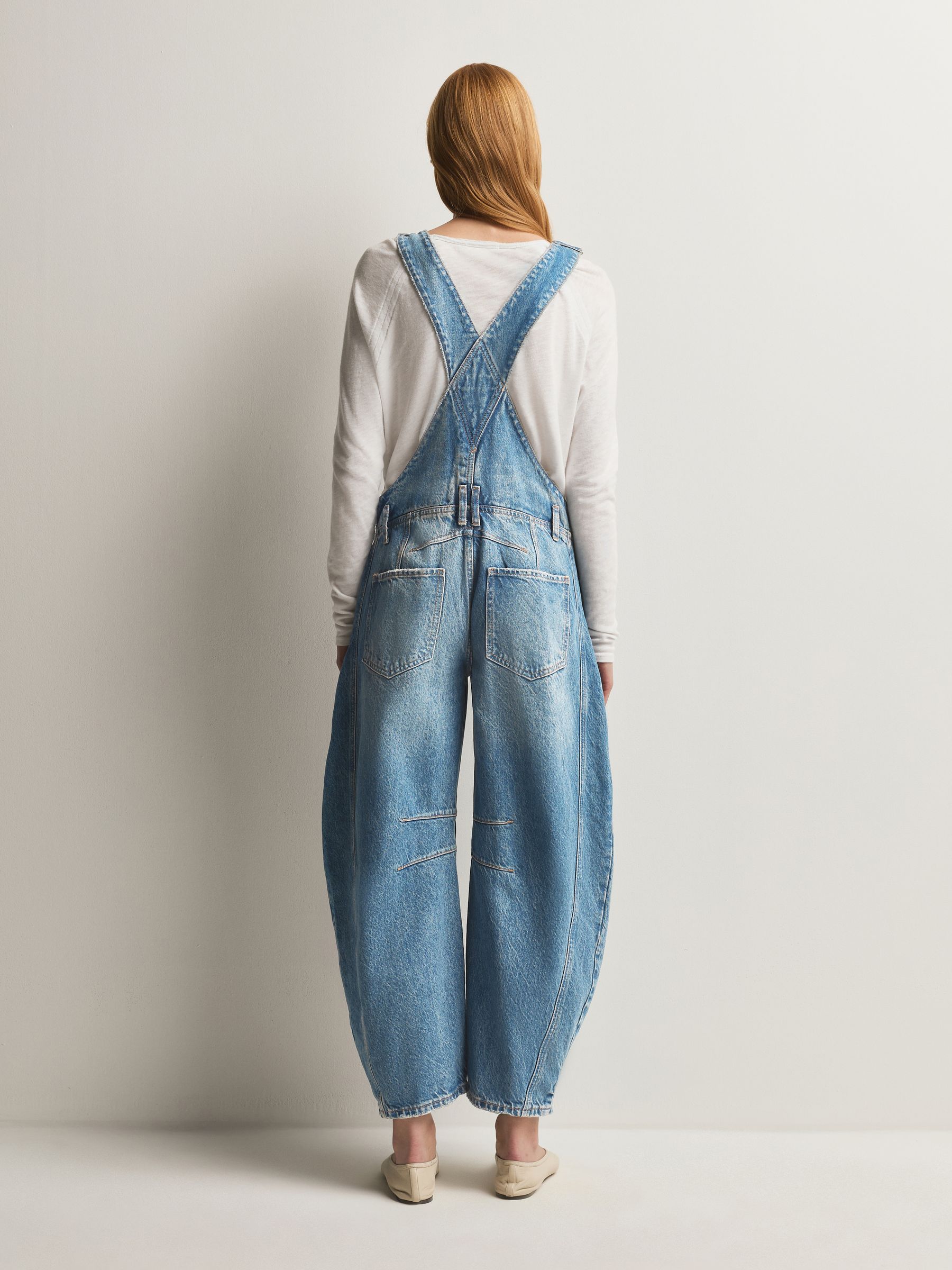 Buy Free People Blue Good Luck Denim Dungarees from Next USA