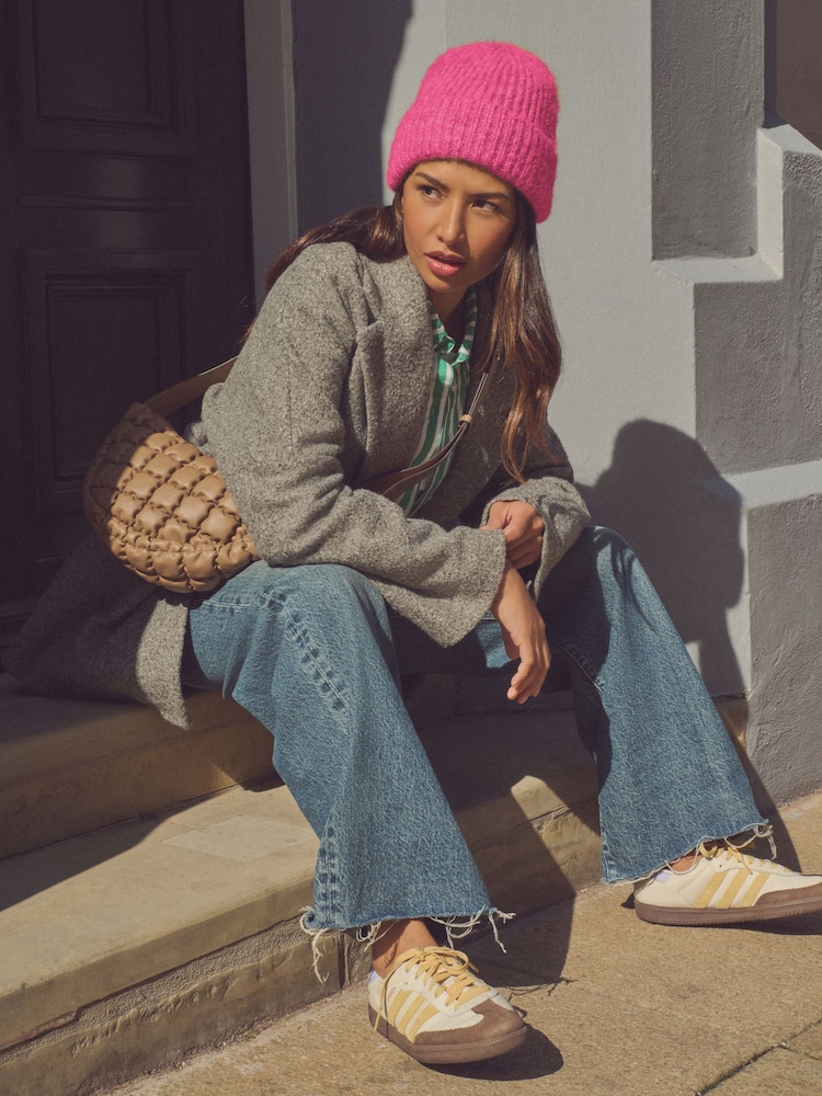 Roze - Gebreide beanie-muts - Image 3 of 5
