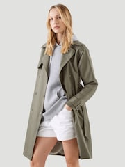 Kaldtvaer Green Feda Trench Coat - Image 1 of 5