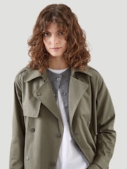 Kaldtvaer Green Feda Trench Coat - Image 2 of 5