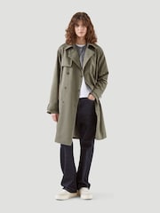 Kaldtvaer Green Feda Trench Coat - Image 3 of 5