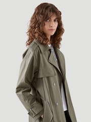 Kaldtvaer Green Feda Trench Coat - Image 5 of 5