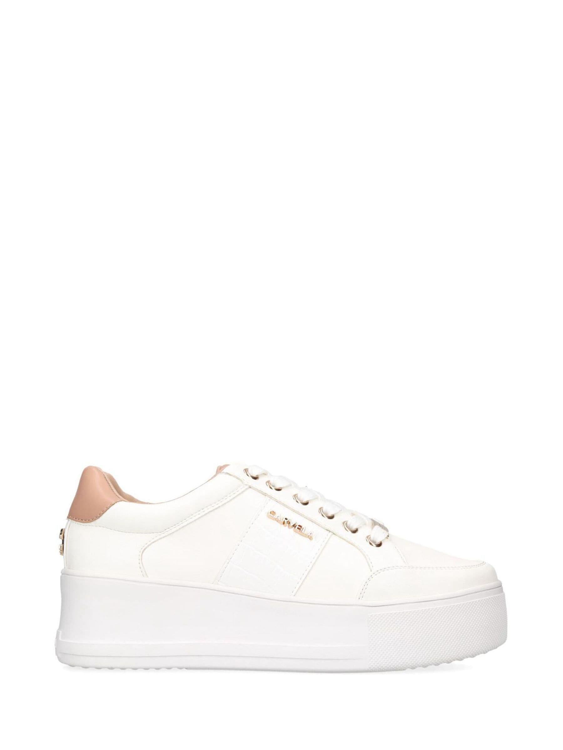 Buy Carvela Jive Lace Up White Trainers from Next USA