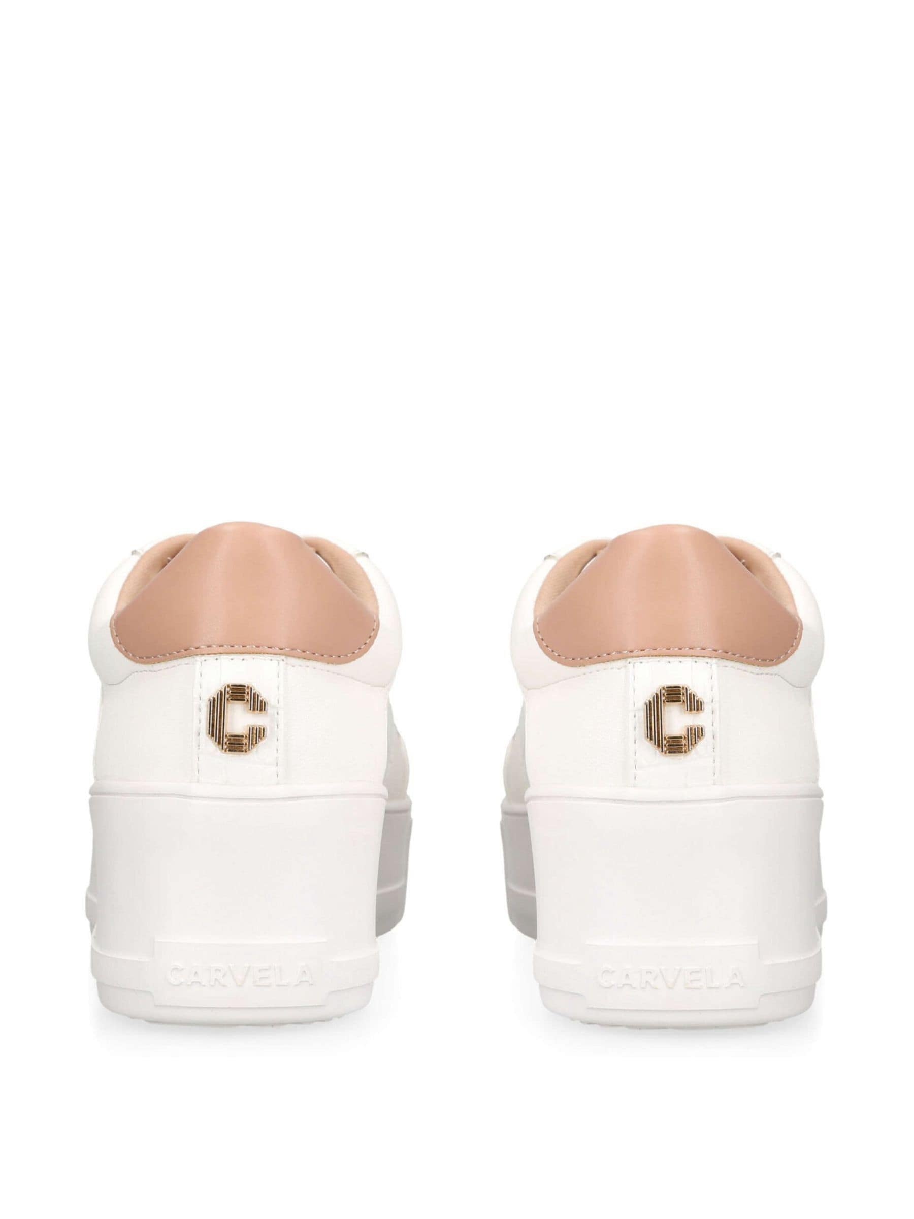 Buy Carvela Jive Lace Up White Trainers from Next USA