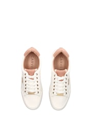 Carvela Jive Lace Up White Trainers - Image 4 of 4