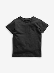 Black Short Sleeve Plain T-Shirt (3mths-7yrs) - Image 5 of 7