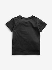 Black Short Sleeve Plain T-Shirt (3mths-7yrs) - Image 6 of 7