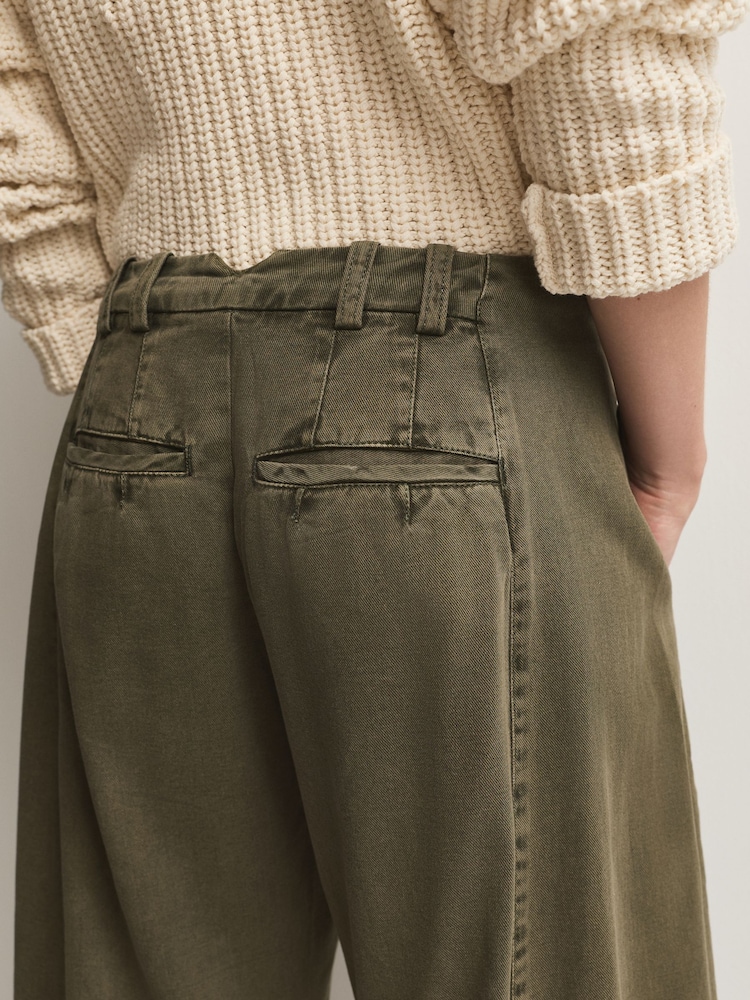 Free People Green Spotlight Trousers - Image 5 of 5 Free People Green Spotlight Trousers - Image 5 of 5