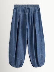 Free People Blue Moonflower Balloon Jeans - Image 8 of 12