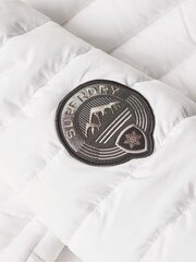 Alb - Haină puffer cu lungime medie Superdry Fuji Hanorac - Imaginea 5 din 6