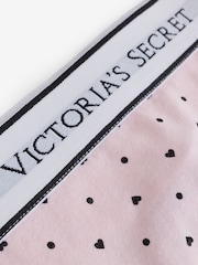 Victoria's Secret Pink Thong Logo 4 Pack Knickers - Image 7 of 7