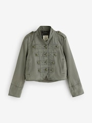 Free People Green Ryland Band Jacket - Image 7 of 11