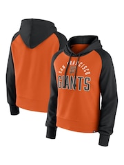 Fanatics Red San Francisco Giants Fundamentals Fleece Pullover Hoodie Womens - Image 1 of 3