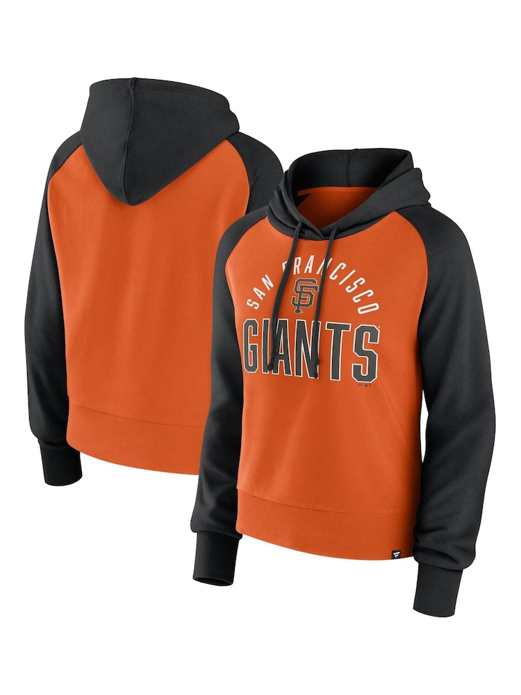 Fanatics Red San Francisco Giants Fundamentals Fleece Pullover Hoodie Womens - Image 1 of 3