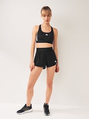 adidas Black Hyperglam Woven Shorts - Image 2 of 5