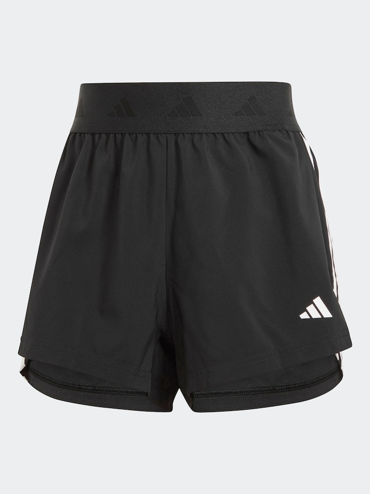 adidas Black Hyperglam Woven Shorts - Image 5 of 5