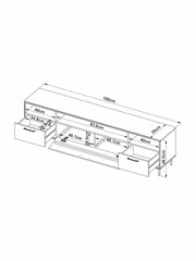 Natural Jefferson Pine Up to 80 inch TV Stand - Image 4 of 10