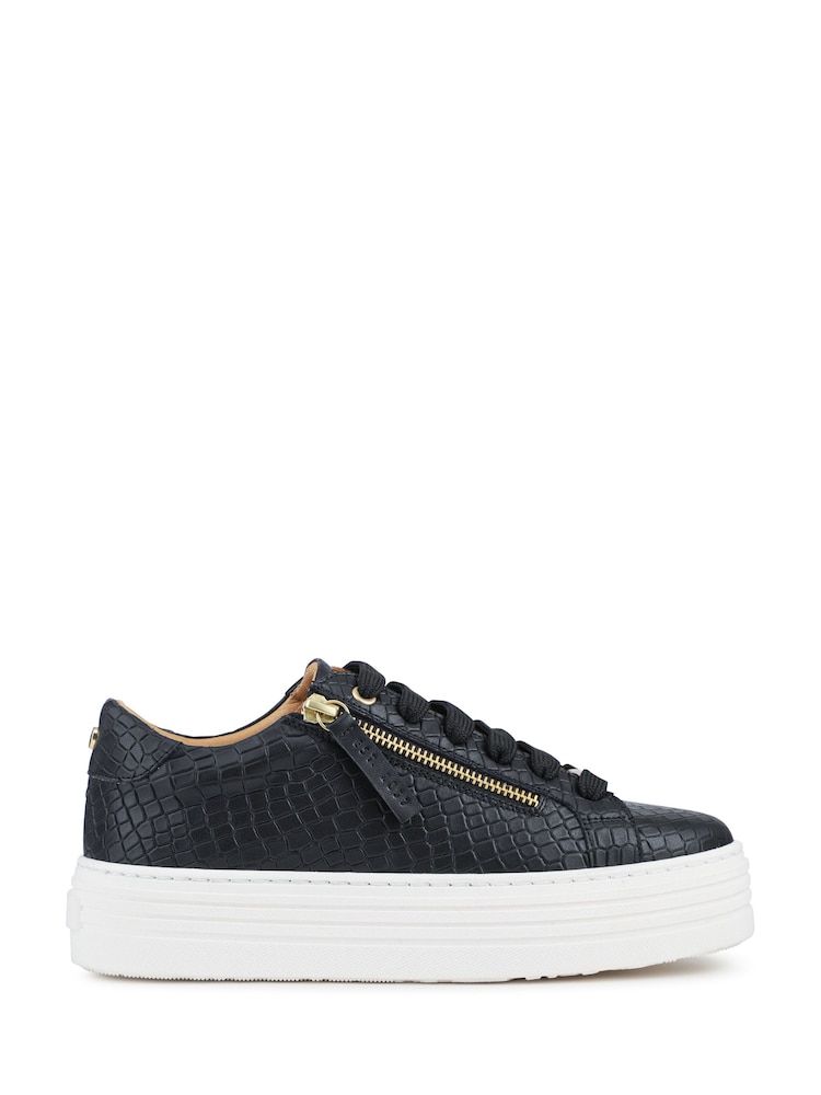 Azul oscuro - Zapatillas de plataforma de piel Amaliada de Jones Bootmaker - Imagen 1 de 5 Azul oscuro - Zapatillas de plataforma de piel Amaliada de Jones Bootmaker - Imagen 1 de 5