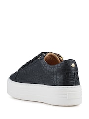 Azul oscuro - Zapatillas de plataforma de piel Amaliada de Jones Bootmaker - Imagen 3 de 5
