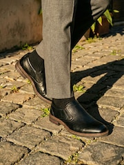 Novo Black Nate Smart Casual Slip On Shoes - Image 1 of 3