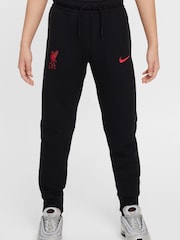 Nike Black Liverpool FC Tech Fleece Joggers - Image 1 of 8