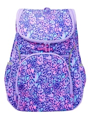 Smiggle Purple Vivid Access Backpack with Reflective Tape - Image 1 of 3