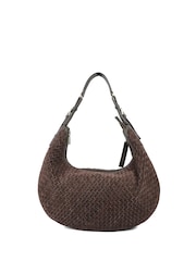Jones Bootmaker Brown Ysabelle Leather Slouch Bag - Image 2 of 7