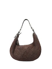 Jones Bootmaker Brown Ysabelle Leather Slouch Bag - Image 4 of 7
