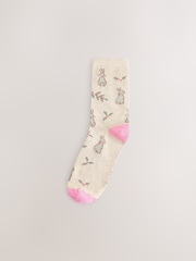 Christmas Peter Rabbit Licensed Ankle Socks 4 Pack - Image 3 of 7