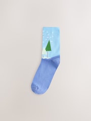 Christmas Peter Rabbit Licensed Ankle Socks 4 Pack - Image 5 of 7