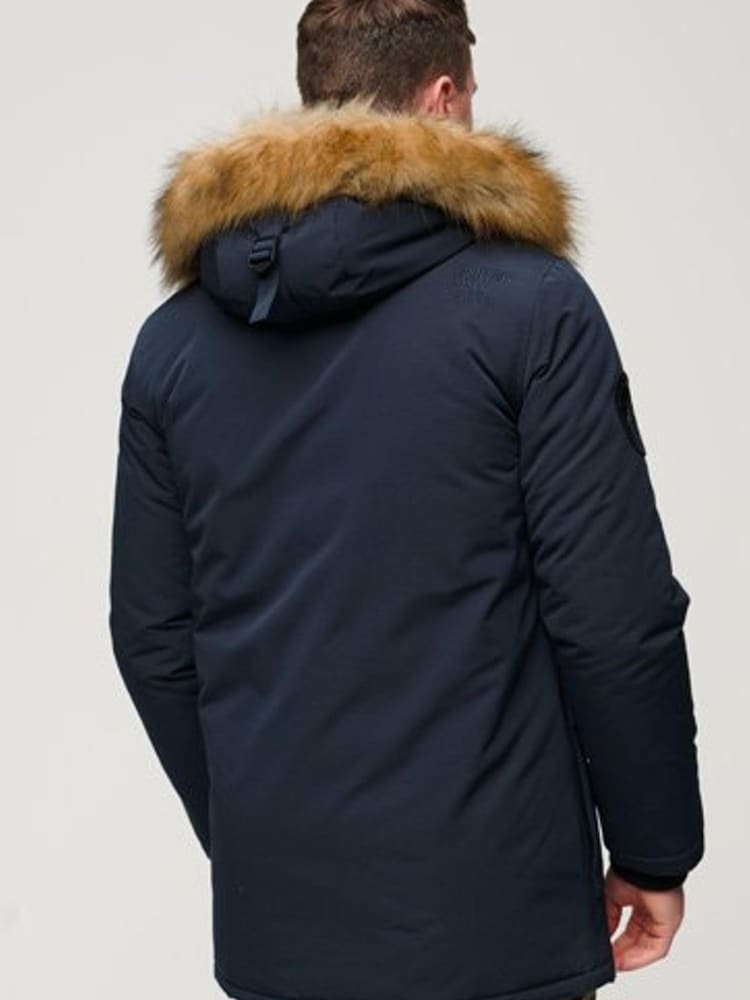 Парка с капюшоном из искусственного меха Superdry Everest - Изображение 2 из 6