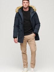 Парка с капюшоном из искусственного меха Superdry Everest - Изображение 3 из 6