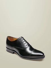Charles Tyrwhitt Black Leather Oxford Shoes - 5суретінің 4 суреті