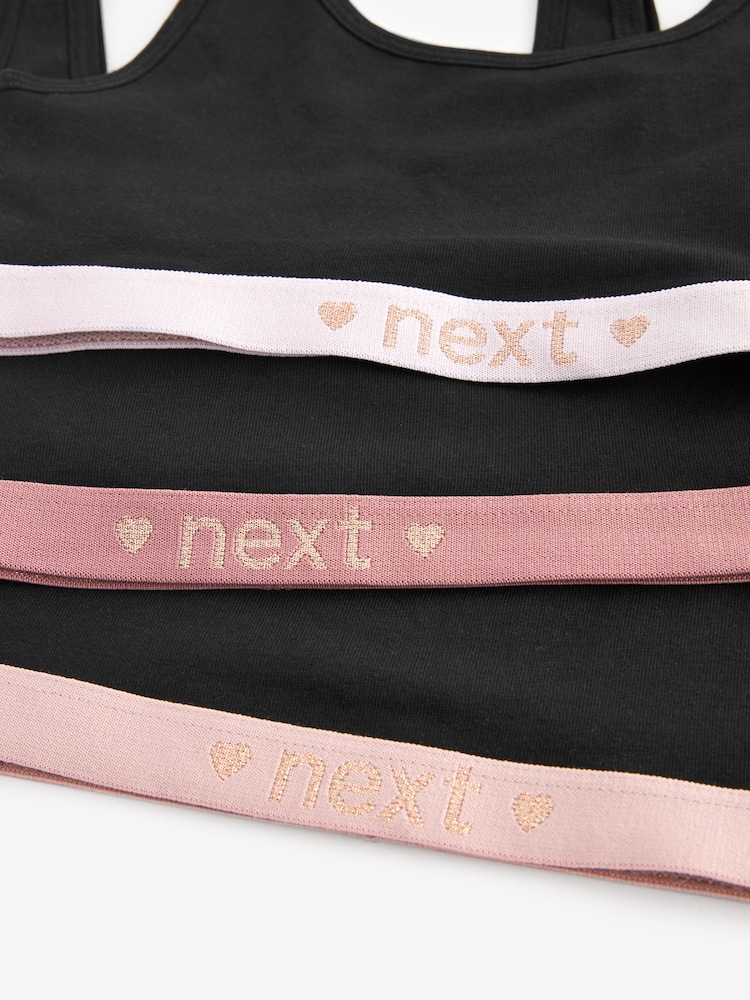 črna - Bleščeča elastična kapica Crop Top 3 Pack (5-16yrs) - Slika 5 iz 5 črna - Bleščeča elastična kapica Crop Top 3 Pack (5-16yrs) - Slika 5 iz 5
