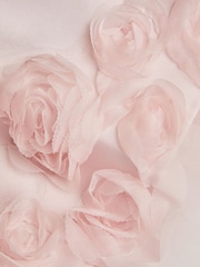 Monsoon Pink Appliqué Rose Party Dress - Image 3 of 3