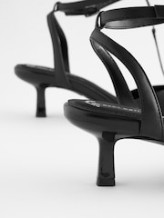 Black Regular/Wide Fit Forever Comfort® With Motionflex Hardware T Bar Kitten Heels - Image 8 of 9