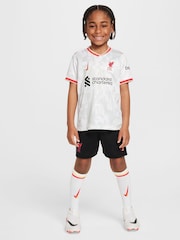 Nike White Kids Liverpool Replica Football Kit - Image 1 of 15