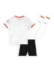 Nike White Kids Liverpool Replica Football Kit - Image 14 of 15