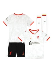 Nike White Kids Liverpool Replica Football Kit - Image 15 of 15