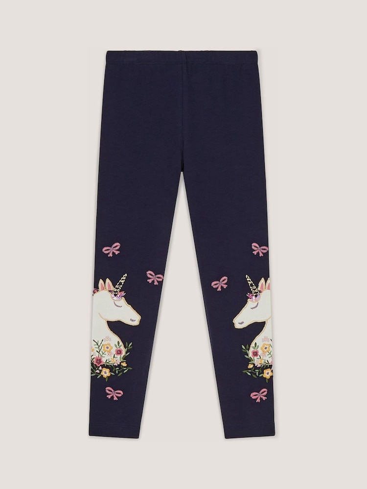 Monsoon刺繍入りユニコーンレギンス - 画像 2 / 3