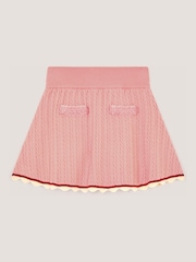 Monsoon Pink Embellished Cable Knit Skirt - Image 2 of 3