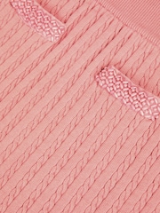 Monsoon Pink Embellished Cable Knit Skirt - Image 3 of 3