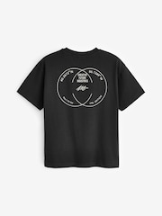 Black Cargo Joggers And T-Shirt Set (3-16yrs) - Image 2 of 3