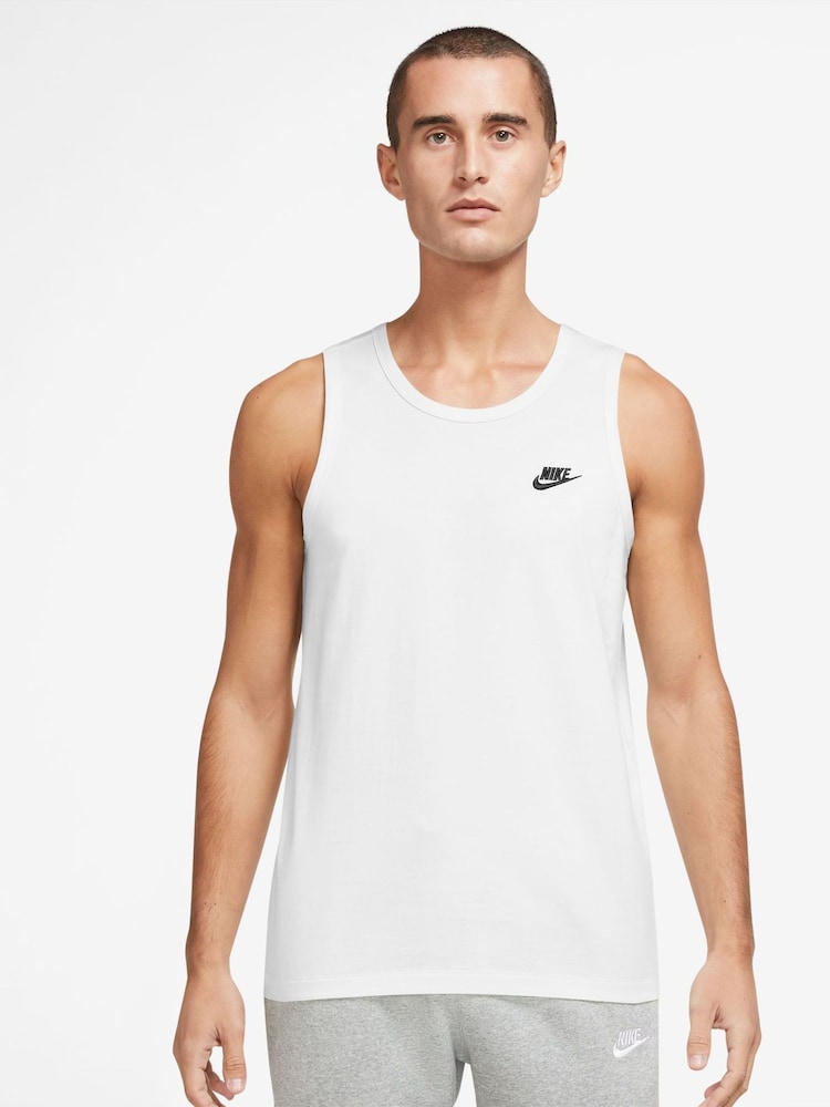 Nike White Club Vest - Image 2 of 10