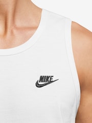 Nike White Club Vest - Image 7 of 10