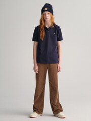 GANT Blue Shield Logo 100% Cotton Polo Shirt - Image 1 of 4